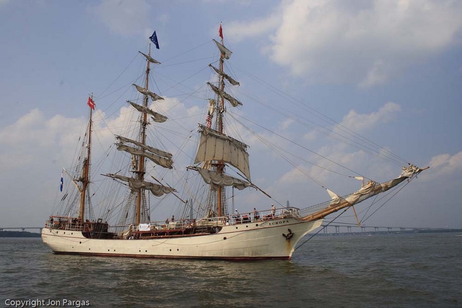 Europa : Tall Ships, Charleston Harbor, SC : JonPargas